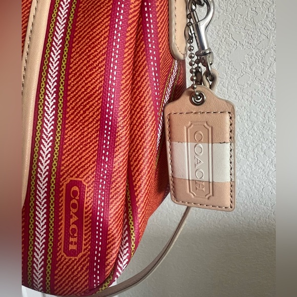 Coach Legacy Stripe Convertible Purse - Picture 3 of 14
